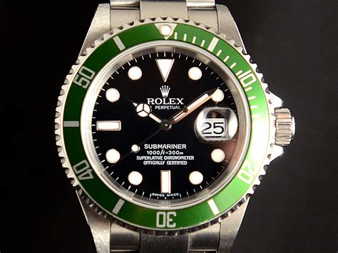 nuovo rolex ghiera verde|rolex subacqueo lunetta.